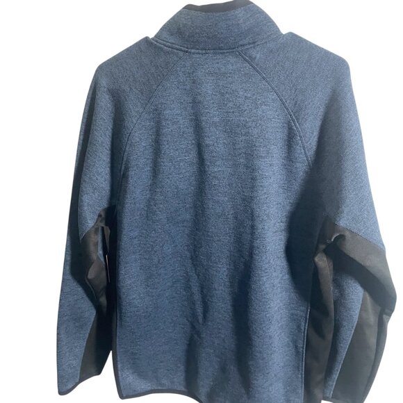 Beverly Hills Polo Club Mens Navy Half-Zip Pullover Sweatshirt Size M - Picture 4 of 5